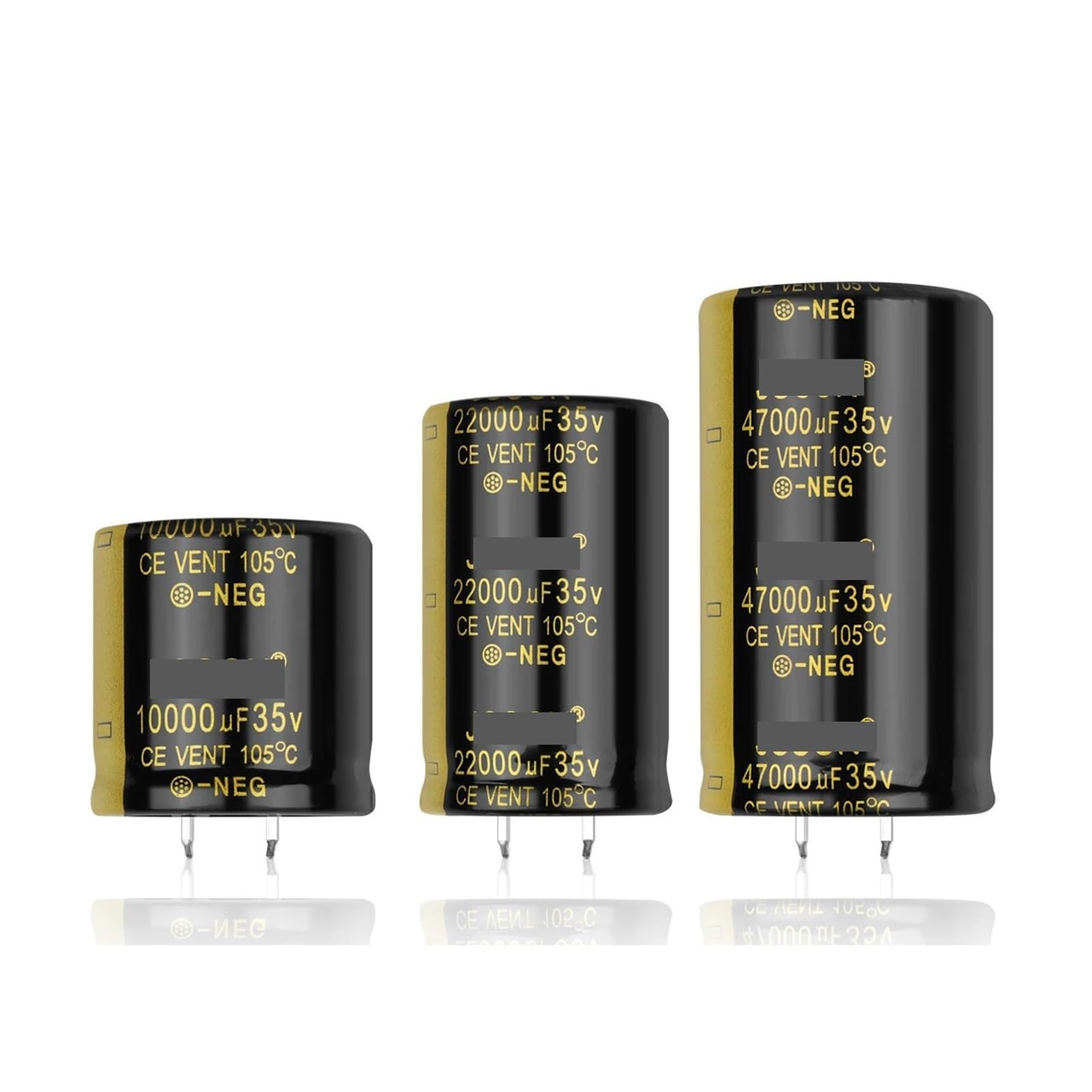 kondensator elektrolityczny audio, 35 V, 10000 UF, 22000UF, 47000UF, do wzmacniacza audio, HiFi, wysoka częstotliwość, niski głośnik, 2 szt