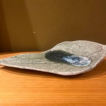 Amazon.co.jp: 辻村唯 自然釉朴葉皿 大 1枚 : おもちゃ
