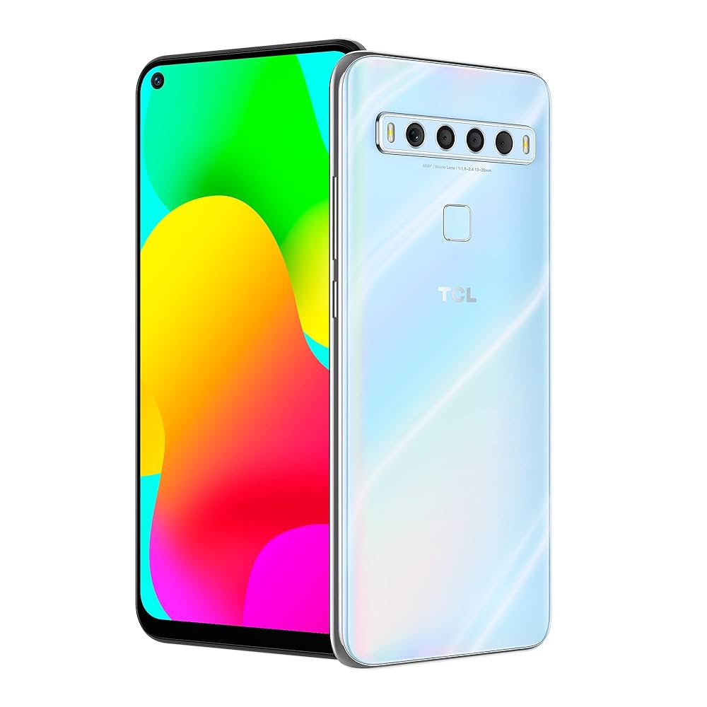 TCL 10L ARCTIC WHITE 6GB＋128GB TCL 10L, Unlocked Android Smartphone, 256GB+6GB RAM Android