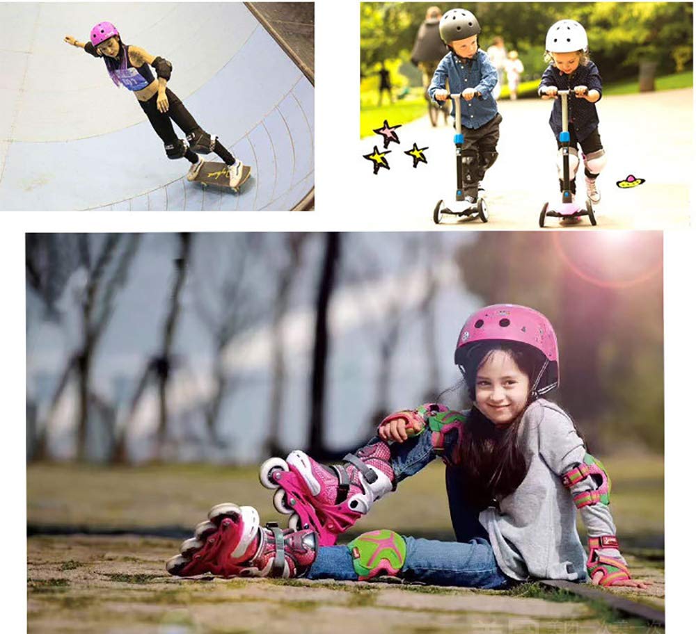 Set Di 7 Protezioni Per Il Corpo Per Adulti, Casco, Ginocchiere - Foto 9