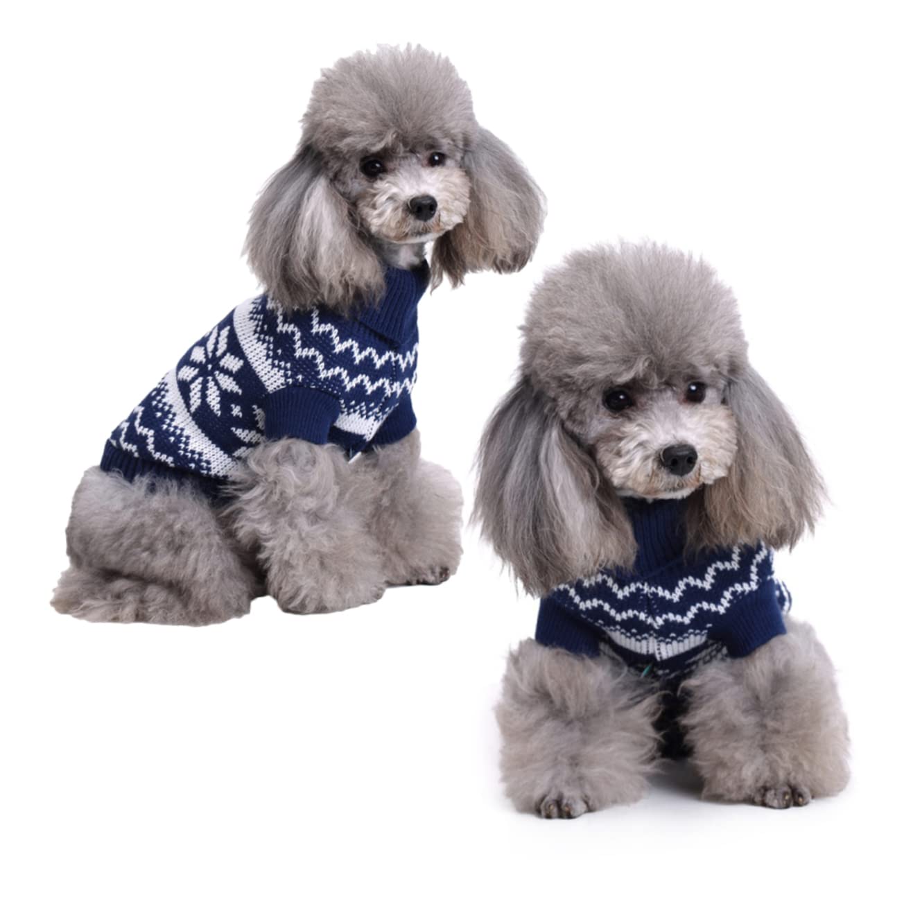 Housoutil 3 Pièces Vêtements De Chiot De Noël Pull en Tricot pour Animaux De Compagnie Tenues De Chiot Tenues pour Petits Chiens Pull pour Petit Chien De Noël Déguisements De Chef