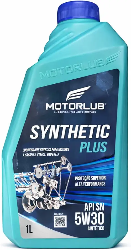 Oleo De Motor 5w30 Api Sn Sintético Plus 1 Litro