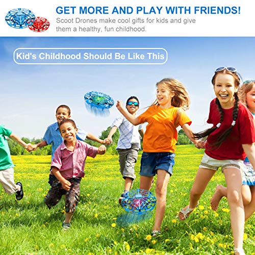 KToyoung Hand Operated Drones for Kids Adults,Hands Free Mini Drone Small Flying Ball Toy UFO Drone Indoor Outdoor Motion Sensor Helicopter Ball Toys for Kids 6 7 8 9 10 and Up Years Boys Girls Gift
