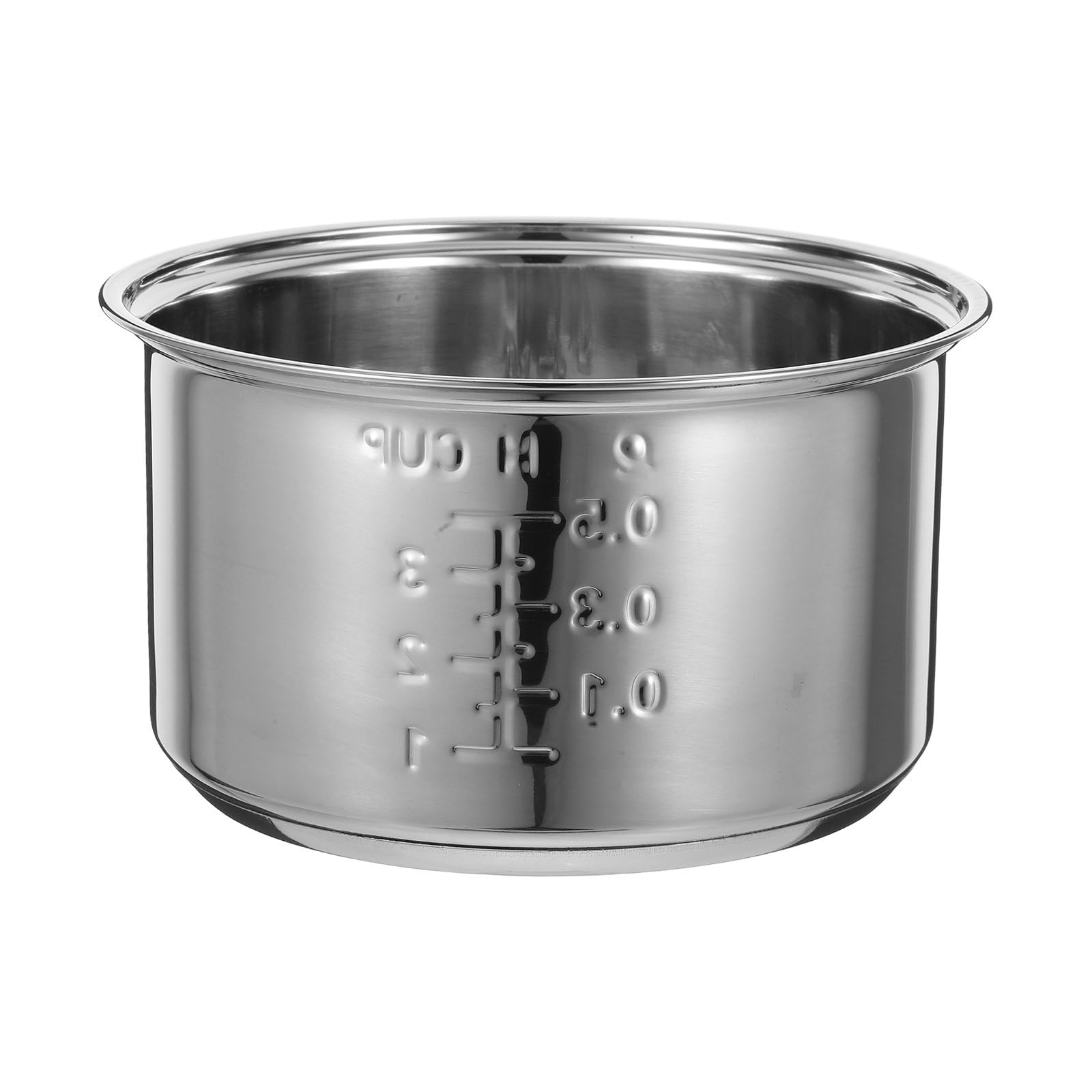 NAMOARLY Stainless Steel Inner Pot for Electric Rice Cooker Replacement Liner for Cooking Rice Porridge and More Compatible with Rice Cooker Models