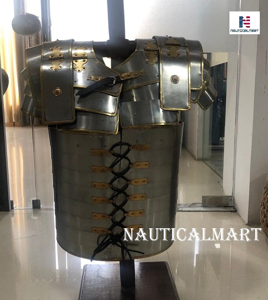 Armor Lorica Segmentata Breastplate Medieval Roman Helmet