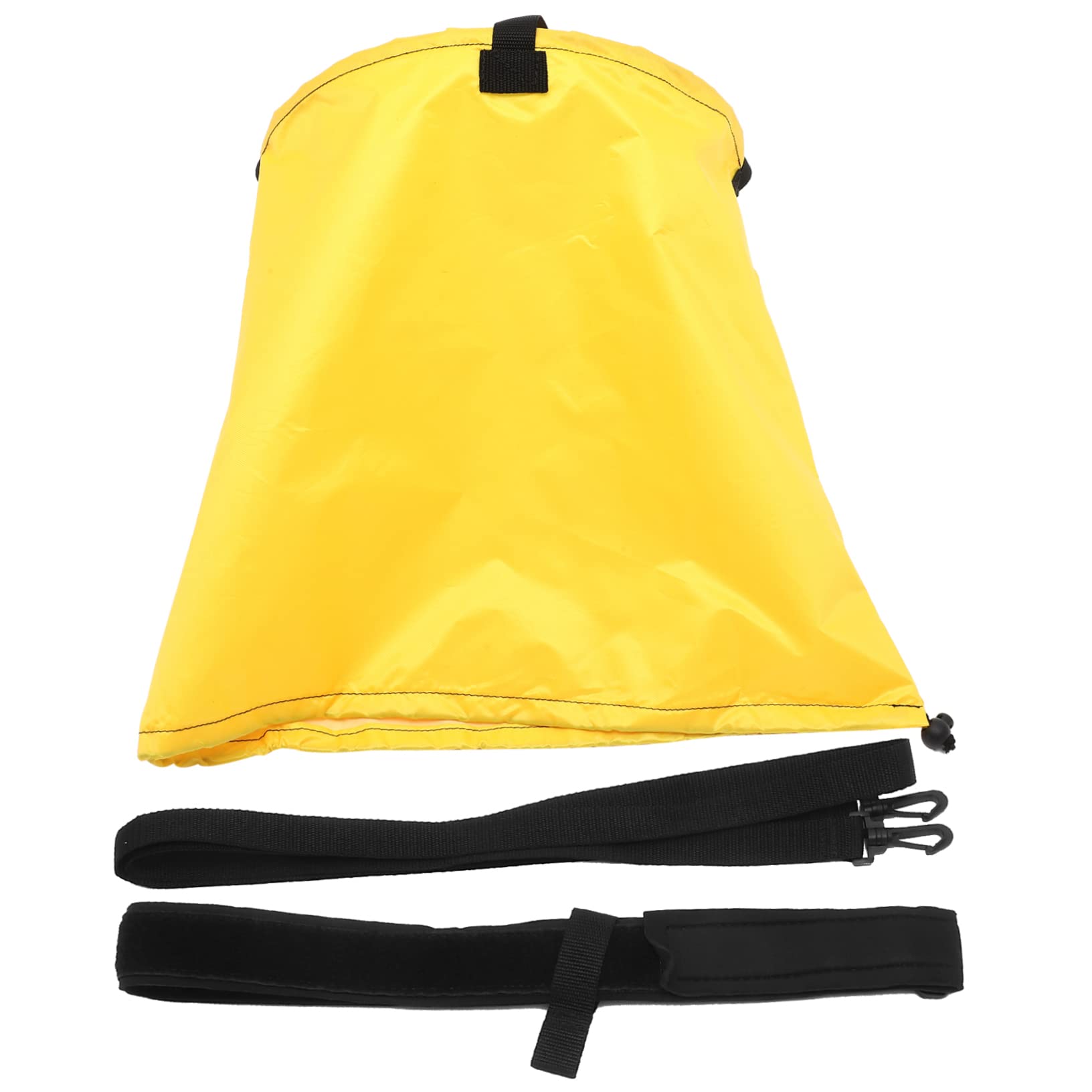 Ensemble De Parapluie De Résistance Piscine Corde De Résistance à La Natation Accessoires Enfants Entraînement Équipement Aquatique Yellow Tissu PU