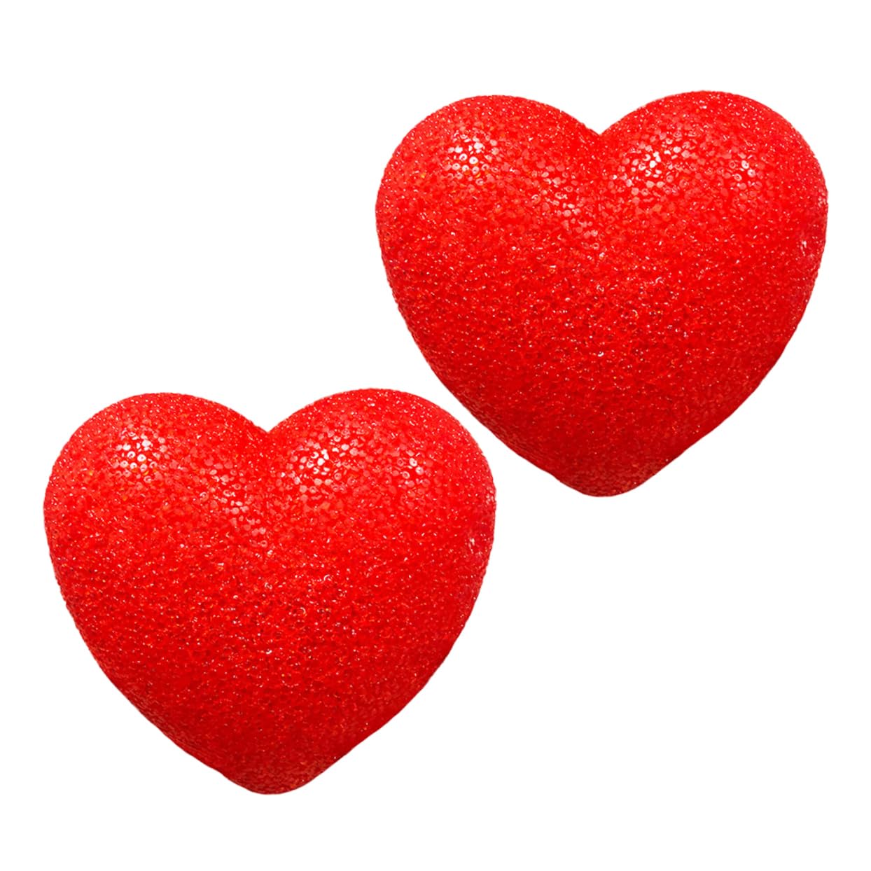 Garneck 2pcs Heart Shaped LED Lamp for Romantic Decorations Creative Valentine Day Lights for Parties Events and Birthday Celebrations Unique Stage Prop for Cozy Atmosphere