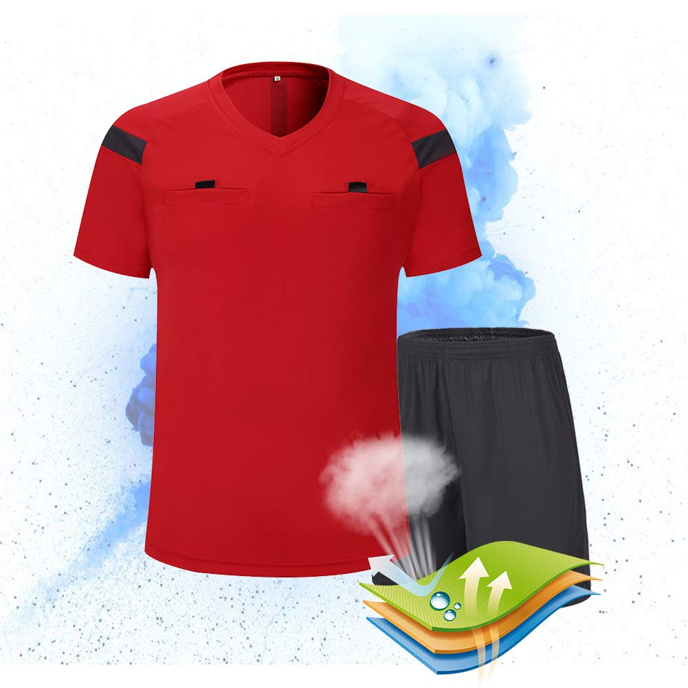 SHINESTONE Camiseta de árbitro manga corta hombre