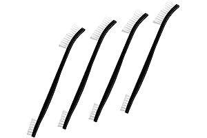 4 Pack Small Brushes for Detailed Cleaning: Precision Nylon Brushes for Jewelry,...