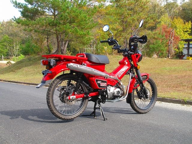 Amazon | CT125ハンターカブ（JA65）用 トレイルマフラー フルカバード