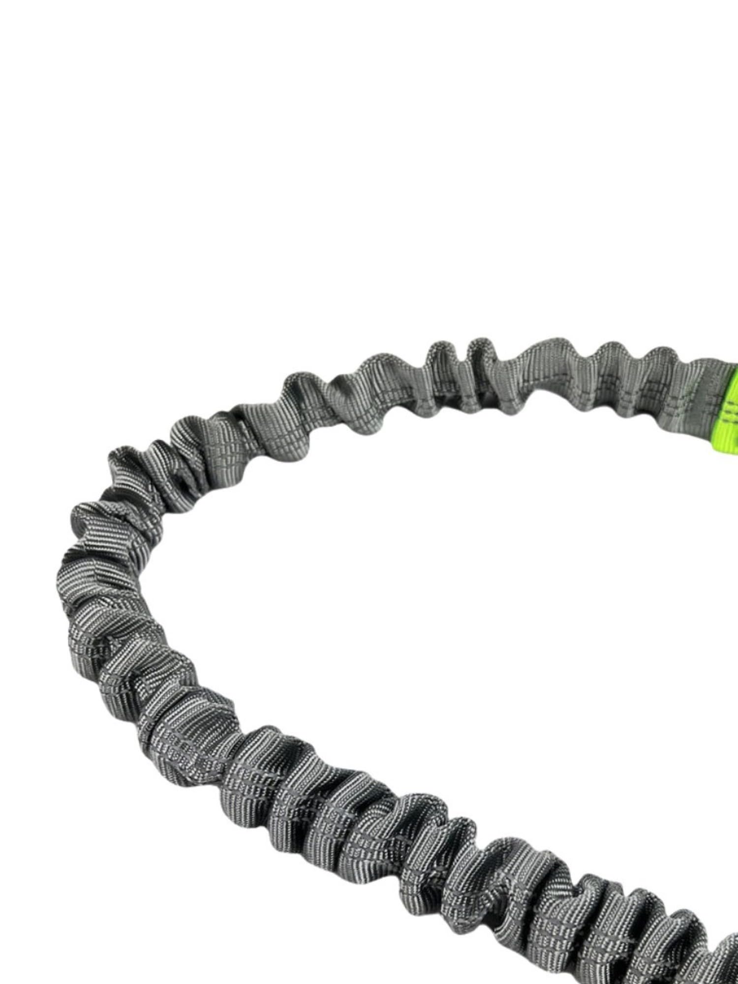 Hands Free Dog Leash for Running Waist Leash for Dog Walking, Double Handle Bungee Leash with Reflective Stitching and Adjustable Dog Walking Belt, Black/Sky Blue - image 5