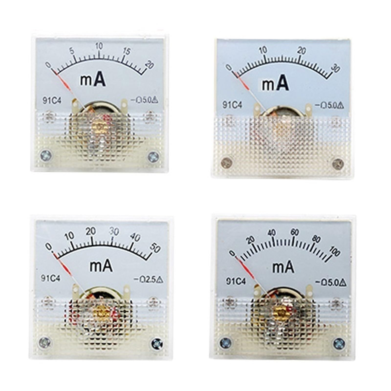 Milliampèremètre 91C4 mécanique pour contrôle précis CC