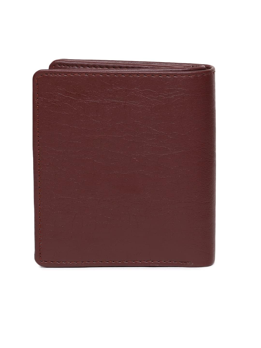 Men's Bifold Wallet, Faux Leather, Slim Compact Design (Brown)-image-49