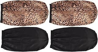 FOMIYES Touca De Dormir Para Cabelos Cacheados 4 Pe?as Touca de Cabelo para Dormir Touca de Cetim Longo Touca de Cabelo Encaracolado Touca para Dormir Chapéus Femininos