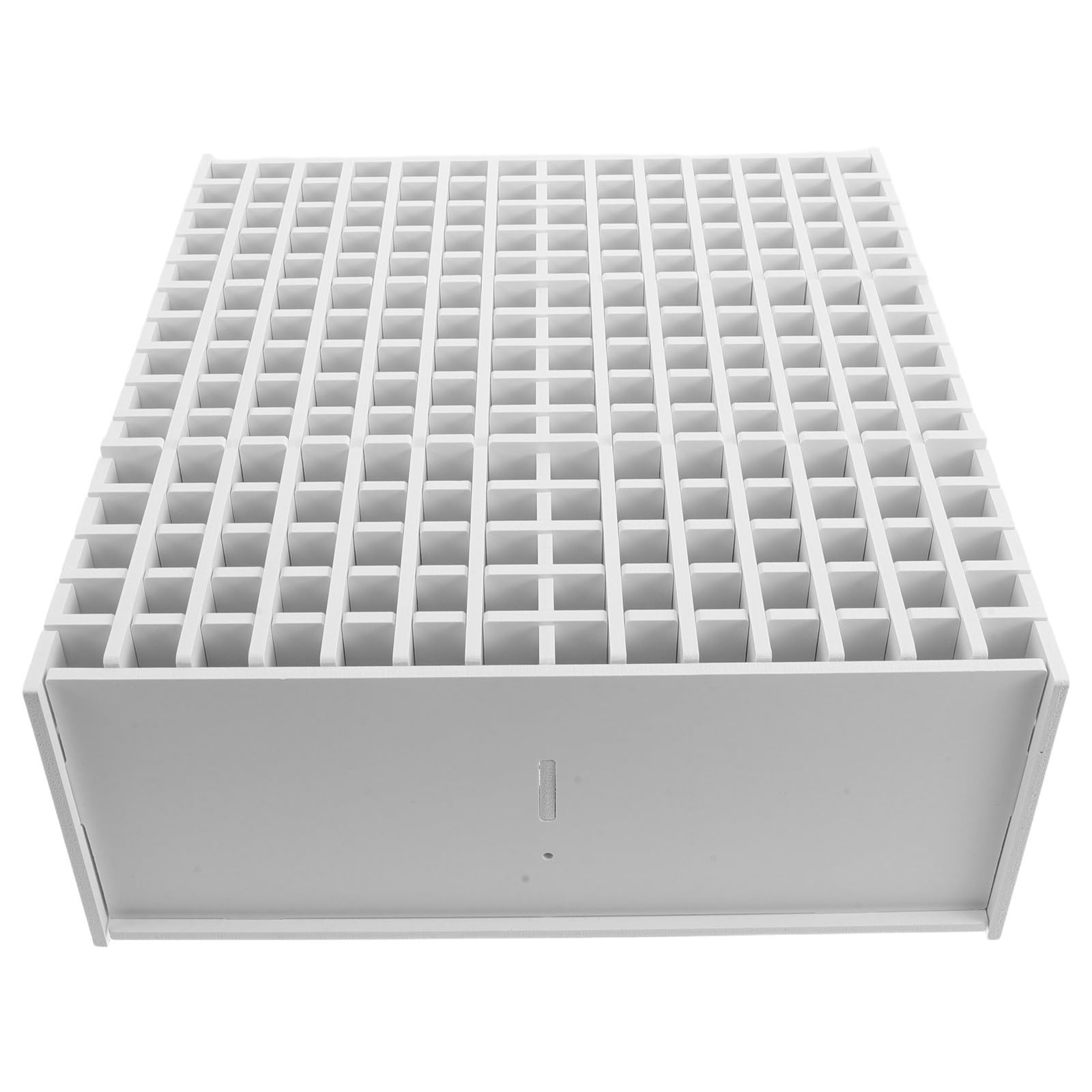 Amosfun Portapenne in Legno Bianco con Scomparti Inclinati e Molteplici Slot, Portapastelli Leggero e Portatile per Scuola e Attività