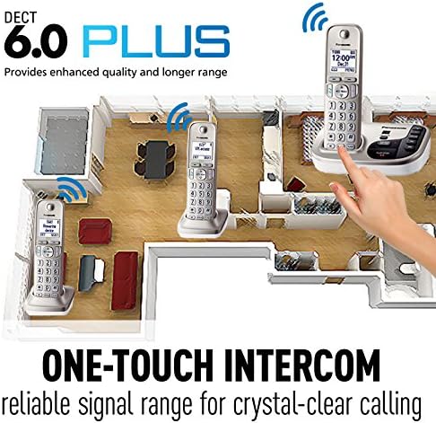Panasonic KX-TGD220N DECT 6.0 Expandable Digital Cordless Answering System