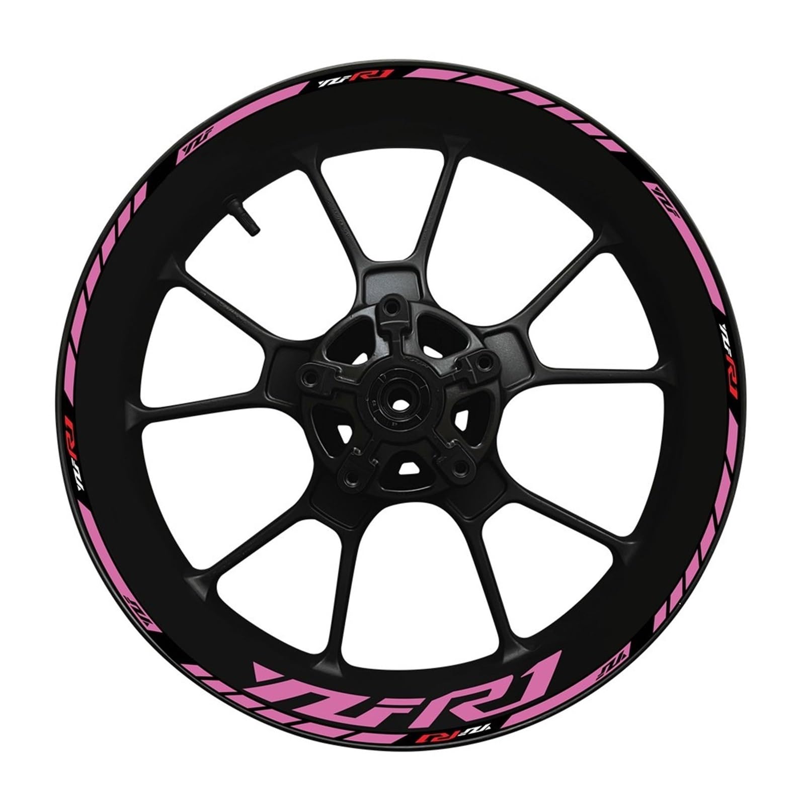 Motorcycle Decoration Set Rim Modification Reflective Sticker for for YZFR1 2022 17 Inch Wheel Hub for YZF for R1 Decal(A1)