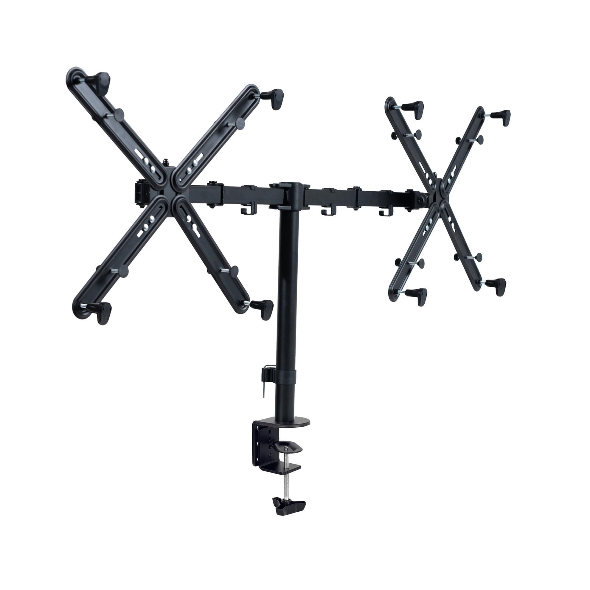 TKJfdTY Non-Distance Dual Monitor Arm Desk Stand Fully Adjustable With Distance Brackets