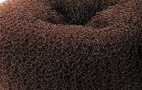 ClothoBeauty Extra Large Hair Bun Maker Ring, Women Chignon Doughnut Shaper (For Thick and Long Hair) 5.1-5.3 in, (X-Brown) - Thumbnail 3