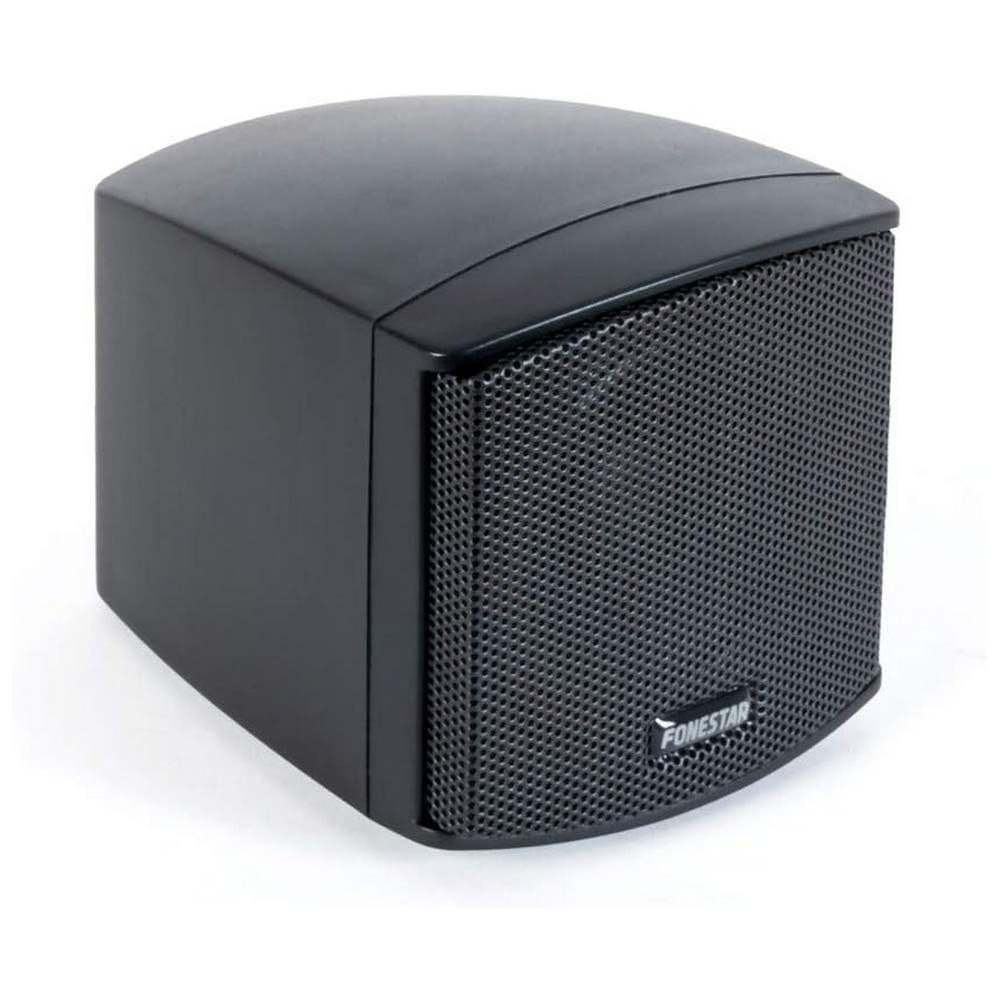 Fonestar CUBE-62 12W Noir haut-parleur - Hauts-parleurs (2-voies, Avec fil, Terminal, 12 W, 150 - 20000 Hz, Noir)