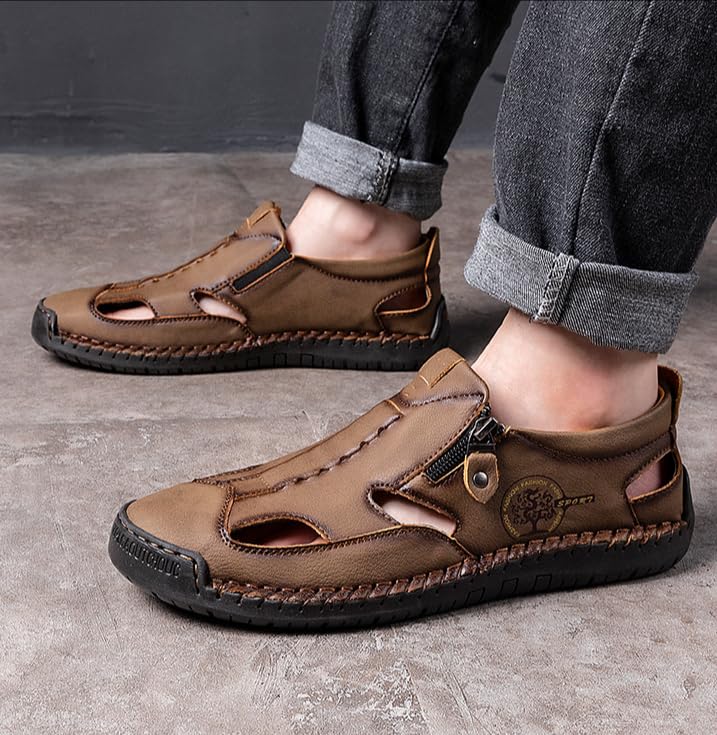 Men's Large Size Trendy Breathable Slip-On Sandals - Non-Slip Durable Water Shoes for Outdoor Activities, Beach, Hiking & Casual Wear4