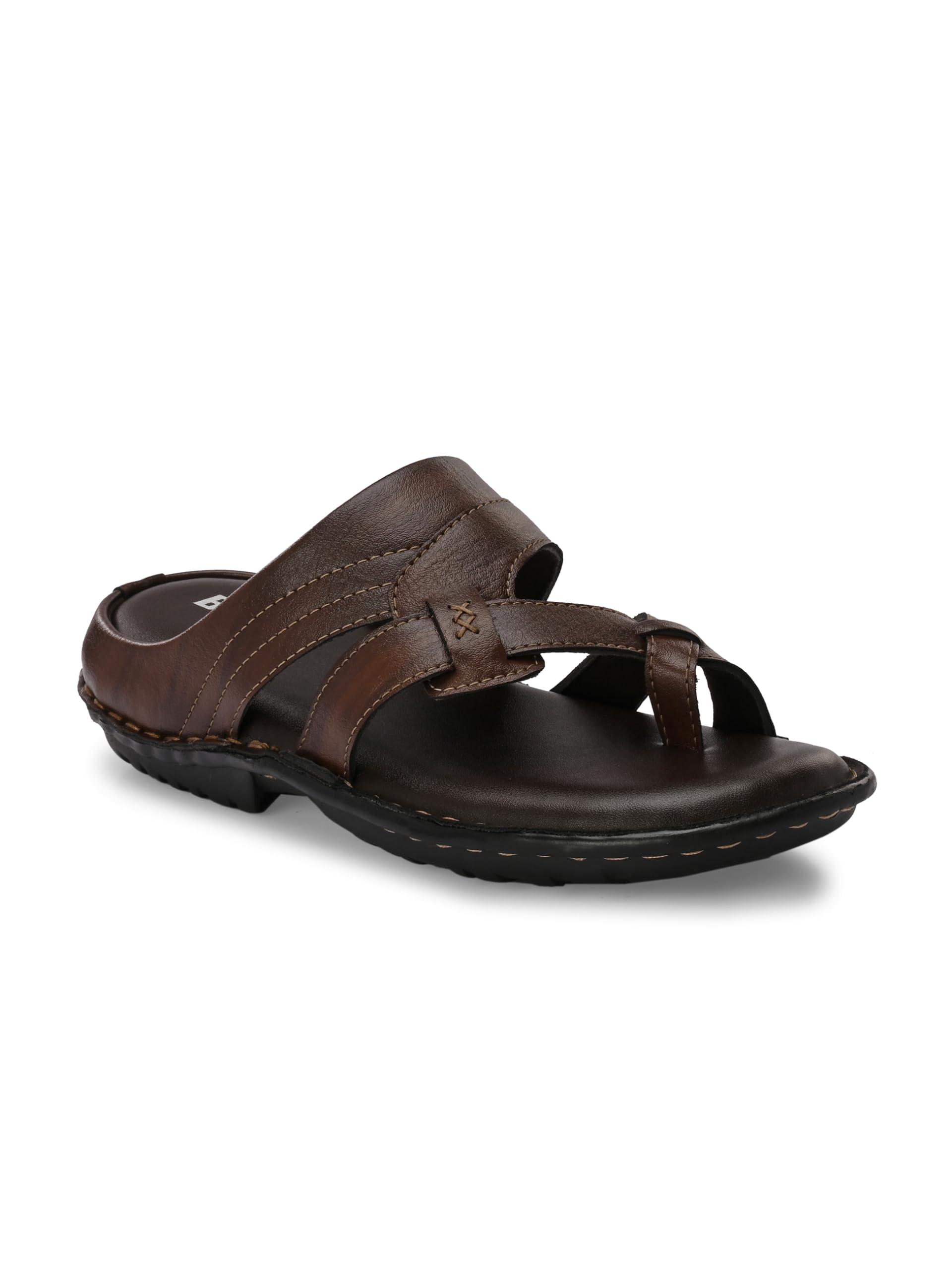 bucik BCK10220 Mens Comfortable & Stylish Brown Synthetic Leather Casual Sandal-picture-16