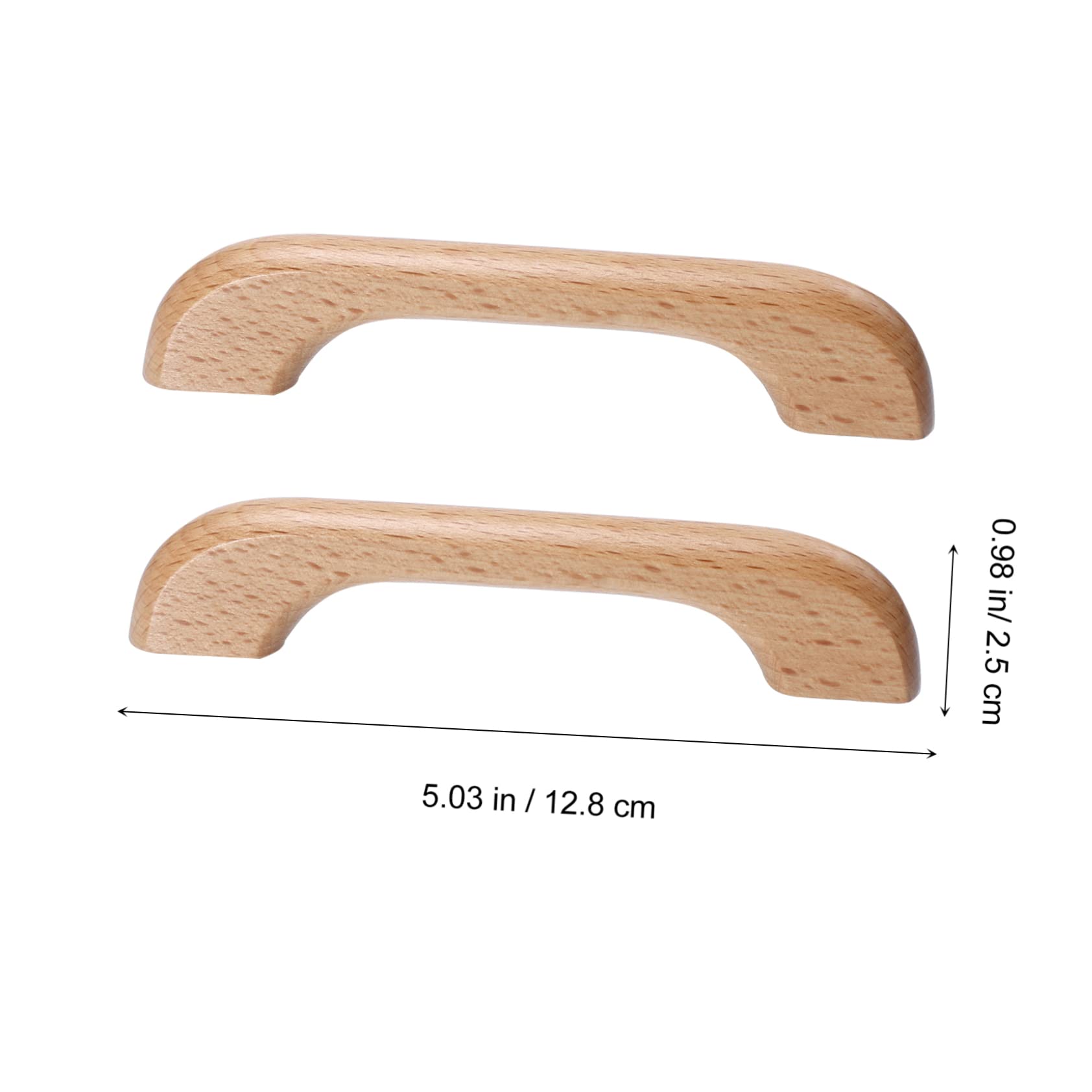 ORFOFE 6 Pomelli per Mobili in Legno, Interasse 96mm, Marrone, Facili da Installare, per Cassetti e Credenze, Stile Rustico