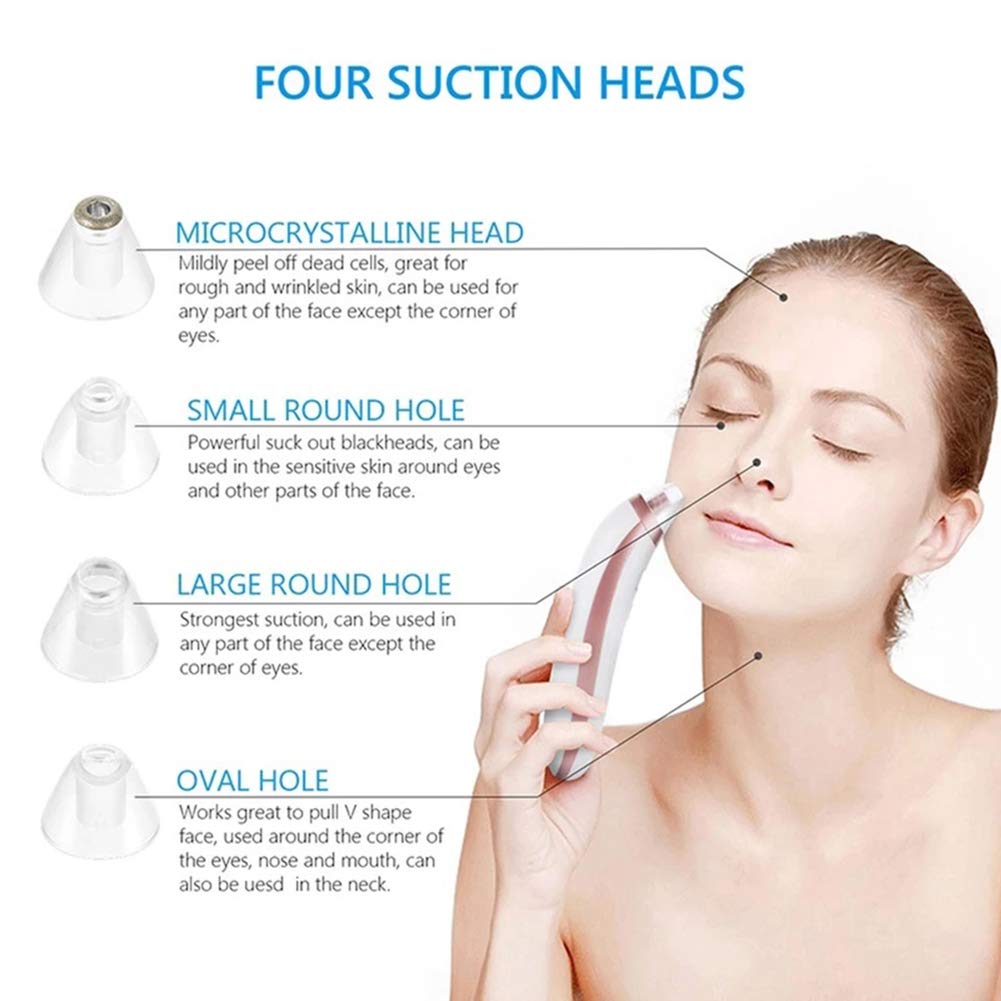 Limpiador De Poros Al Vacío Eléctrico Eliminador De Acné Para La Limpieza Facial Eliminación De Espinillas Succión Al Vacío Herramienta De Cuidado De La Piel Facial