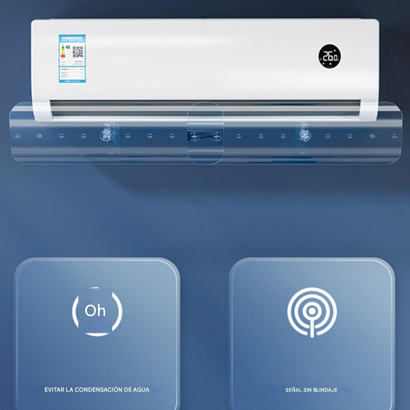 Deflettore Per Griglia Di Ventilazione Del Soffitto Universale Regolabile | Split AC Deflettore Parete Presa D'Aria Baffle Per Adulti Anziani Raffreddamento Riscaldamento Ufficio Hotel Sala Soggio