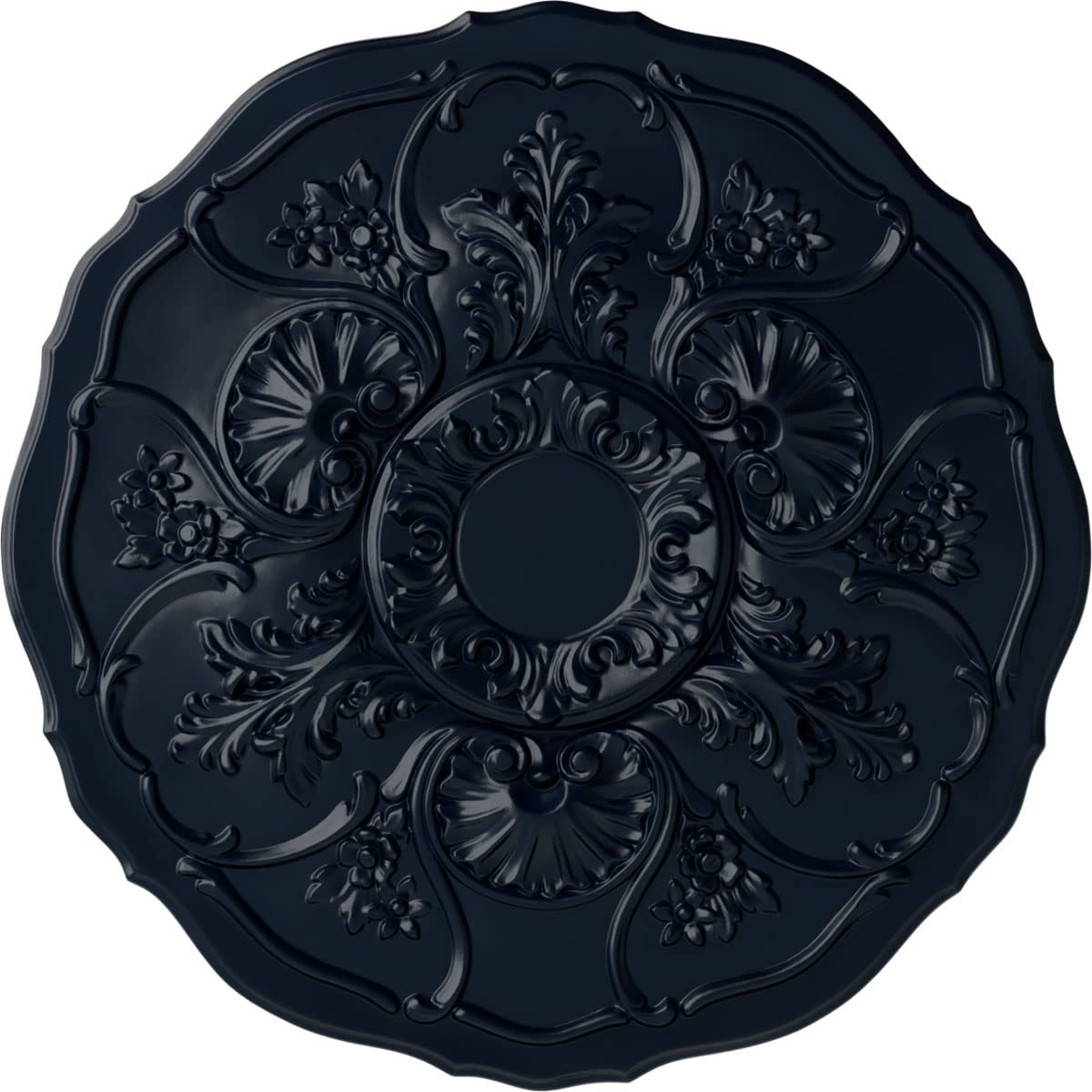 Ekena Millwork CM22CNMDF Cornelia Ceiling Medallion, 22-1/2 x 1-1/2, Midnight Dream