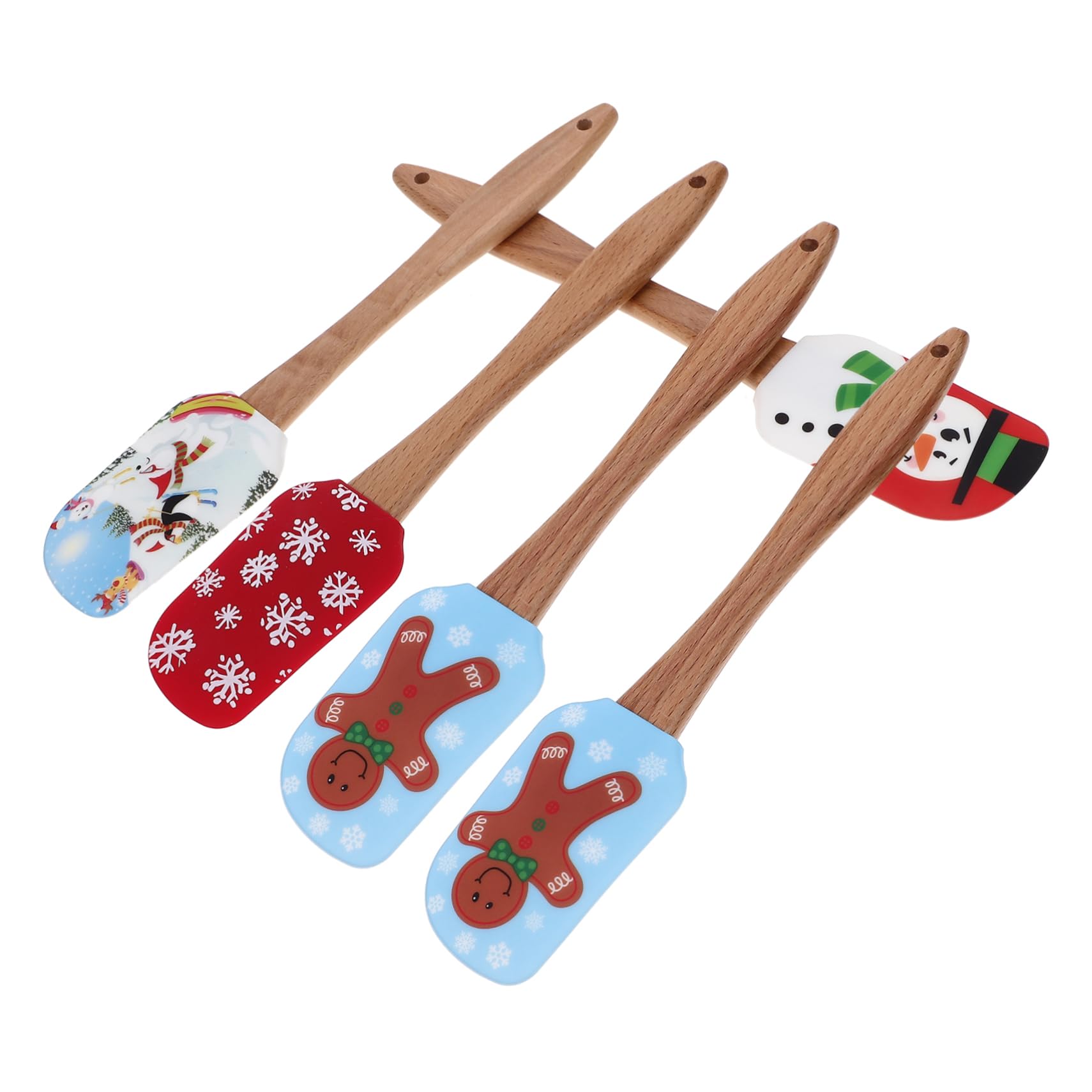 Mikinona 20 Piezas De Espátula De Silicona Para Crema Accesorios Para Hornear Espátulas Para El Hogar Espátula Ergonómica Para Repostería Espátulas Para Decoración De Pasteles