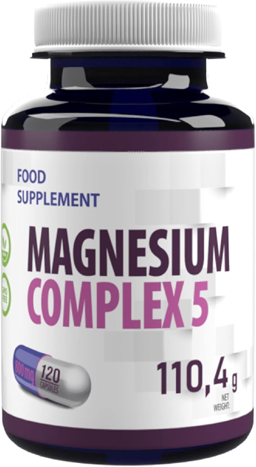 Magnesium Complex 5800mg x 120 Vegan Capsules, 3rd Party Lab Tested