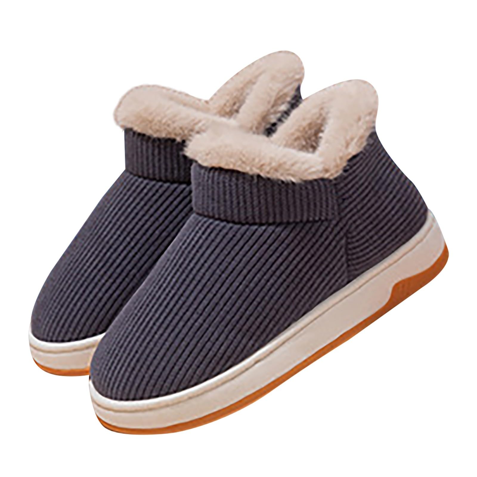 Zapatos de invierno para mujer, con forro cálido, 36-44 Eu, para interior y