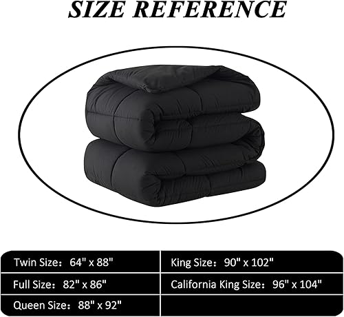 Miniatura 7 de ELNIDO QUEEN Relleno de edredón individual  Edredón alternativo acolchado de plumón rosa  gris claro para todas las estaciones  Edredón ligero de