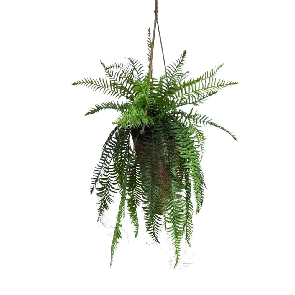 Kx9Lb8d Faux floor plant Hanging Artificial Plants - Indoor and Outdoor Fake Potted for Room Bathroom Wall Shelf Decoration