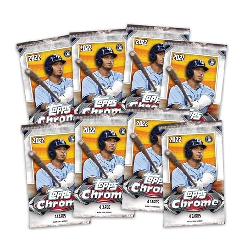 Topps Heritage 2022 Chrome Baseball Blaster Box - 32 Baseball Cards Per Box #TOP1