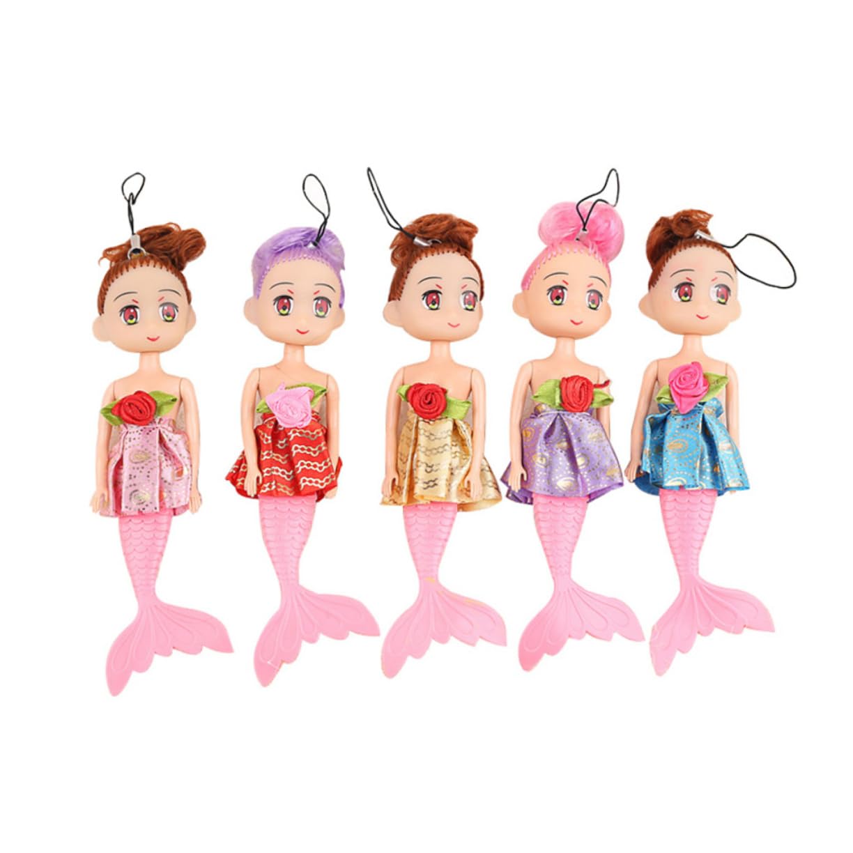 Toyvian 10 Piezas Juego Infantil Munecas Juguetes Infantiles Minimuñeca Mini Juguetes Bonecas Juguetes Niña Muñecos Mini Muñecas Sirena Niña Sirena Muñecas Chica Muñeca Muñeca Niño
