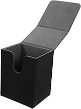 iplusmile Card Box Trusted Playing Card Holder Home Deck Card Holder Playing Card Box Dex Card Pu Organizer Playing Card Organizer Game Card Holder Cloth, gray, Federal