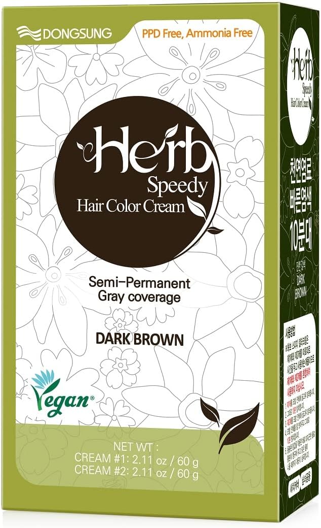 Herb Speedy Color Cream (Dark Brown)