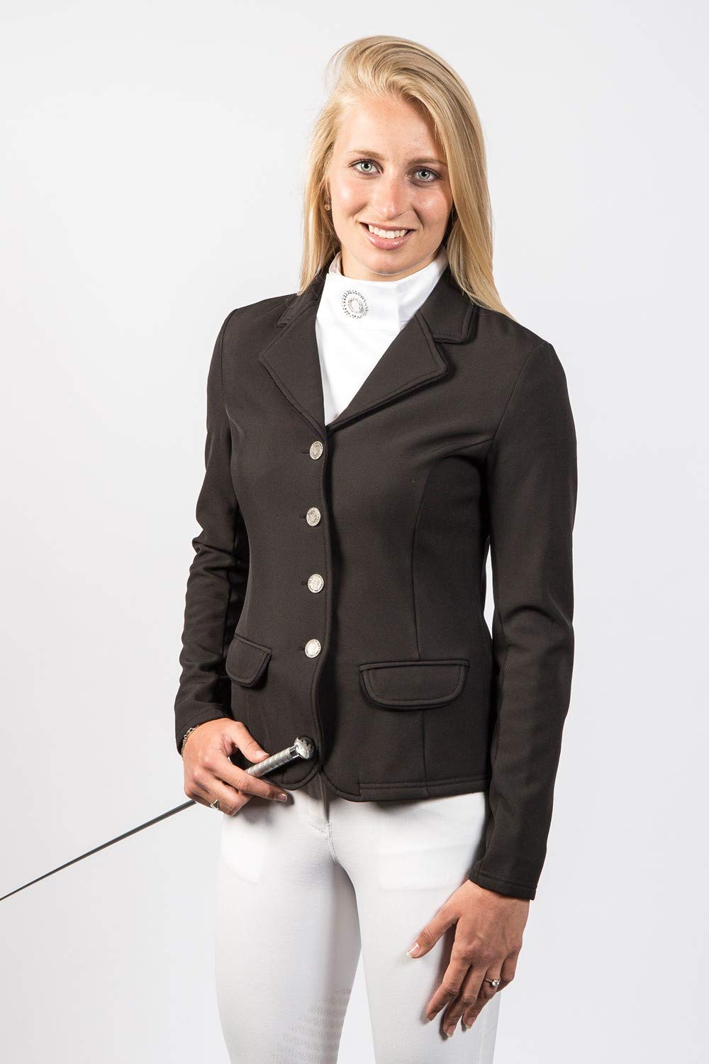Harry's Horse Veste de tournoi Softshell St.Tropez TT - Couleur : noir - Taille XXL