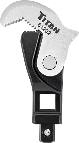61202 1/2-Inch Drive Auto Flex Spring-Loaded Crowfoot Wrench, Self-Adjusting Universal Wrench Ranges from 14mm-32mm or 9/16"-1-1/4", Replaces 23 Sizes, Chrome Vanadium Steel Construction