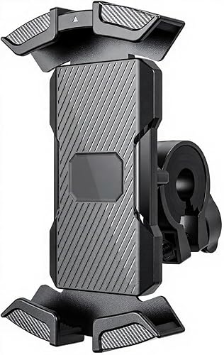 Motorcycle or Bike Handlebar Phone Mount is Compatible with iPhone 17 Pro, 16 Pro, 15 Pro, 14 Pro, 13 Pro, 12 Pro with a Thin Cover on it. NOT for