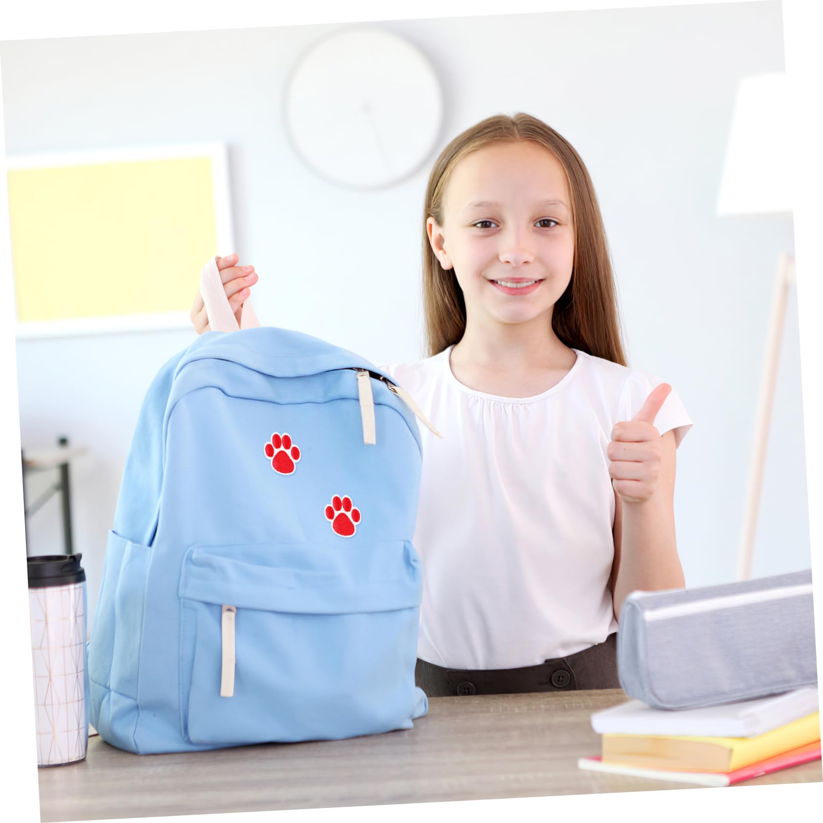 Operitacx 5 Sets Aufnäher Mit Pfotenabdruck Applikation Hundepfoten-stickerei Für Kleidung Mütze Rucksack Bastelbedarf 20 Stück * 5