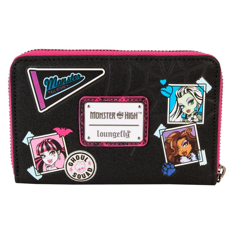 Loungefly Monster High Logo Zip Around Wallet4