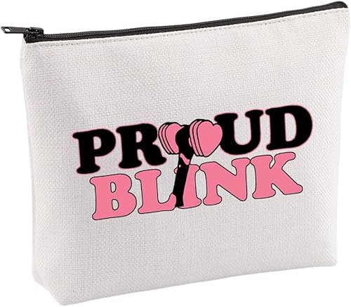 K-Pop Singer - Bolsa de maquillaje para equipo K-Pop, regalo inspirado en cantantes de Kpop, regalo para amantes del K-Pop, bolsa de cosméticos