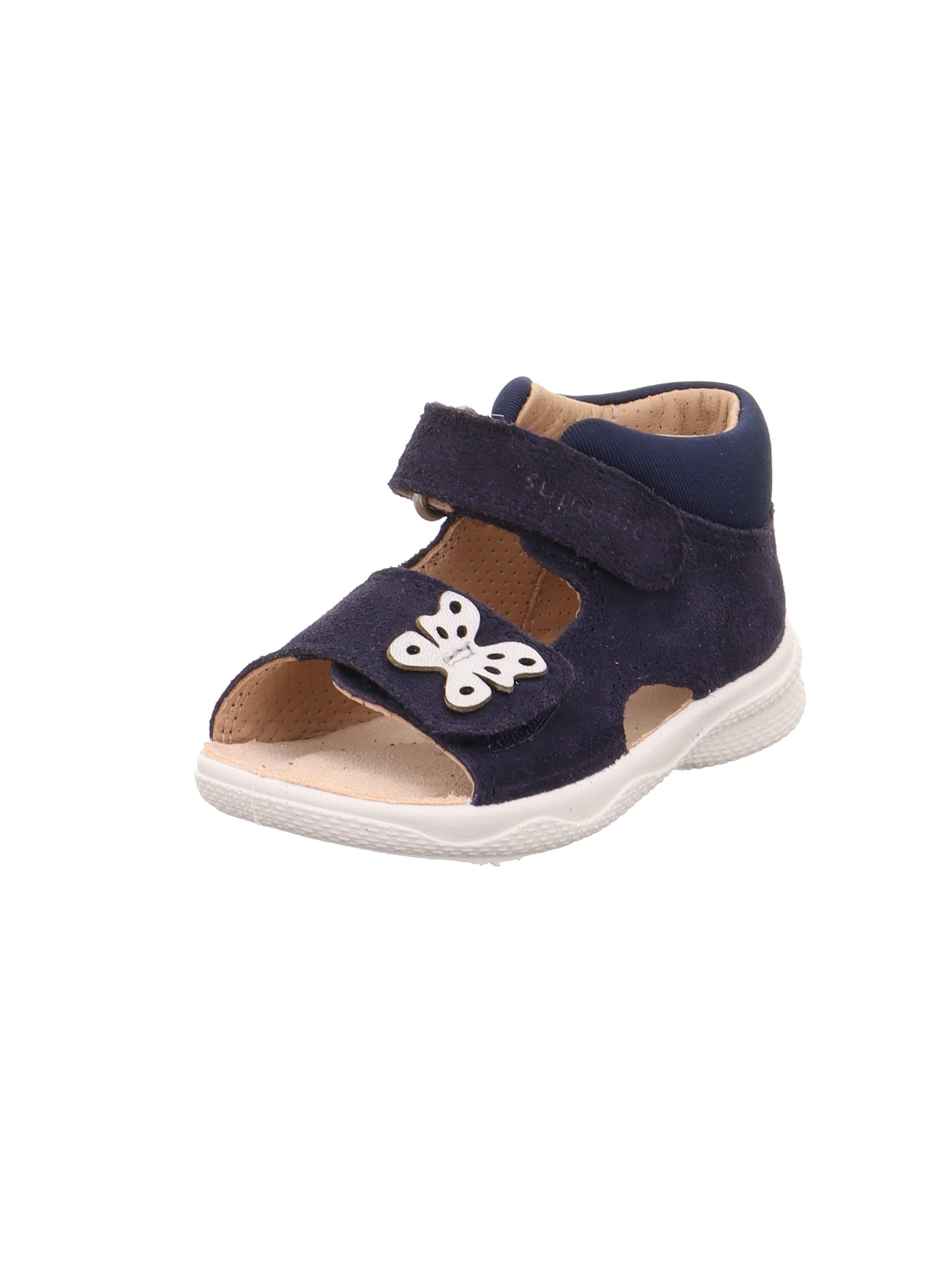 Superfit Girls' Polly Sandals, Blue 8000, 20 EU