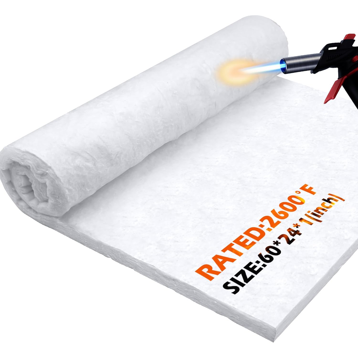 60" x24" x1" (Thick)ceramic fiber insulation,ceramic fiber blanket