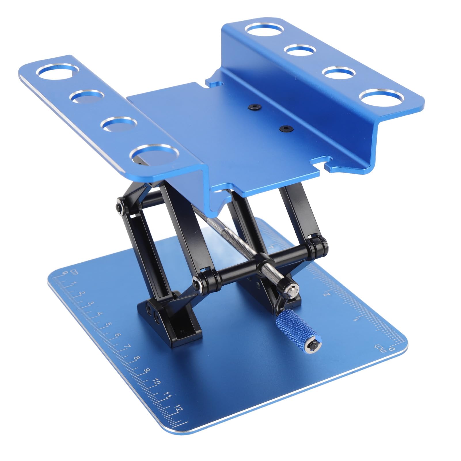 Kadimendium Soporte de Trabajo para Coche RC, Plataforma de Reparación Giratoria de Ajustable de Primera Calidad para Vehículos RC 1:8 y 1:10, Construcción de Metal Simulada (#2)