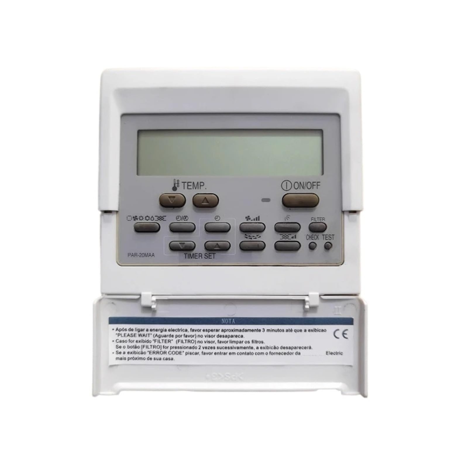 Panel De Control PAR-20MAA For Aire Acondicionado Central Eléctrico Mitsubishi.