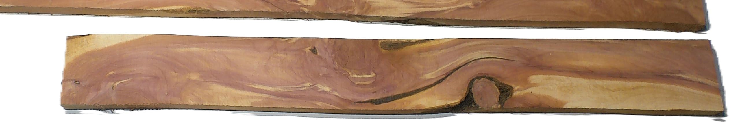 Red Cedar Aromatic Boards, 1-3 ft Lengths, Pack of 4, Rustic Look (24in)